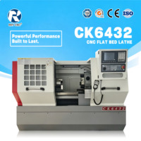 Nouvelle machine à tourner CNC CK6432 robuste, alésage du mandrin 60 mm max. Tour à métaux automatique à lit plat haute rigidité 2500 tr/min