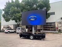 Remorque d'affichage LED mobile extérieure étanche P3 P4 P5 haute luminosité couleur pour événements et roadshows