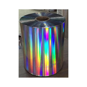 Factory Priced <strong>3D</strong> <strong>Laser</strong> <strong>Metal</strong> Holographic PET Laminating <strong>Film</strong> for Sticker and Craft Packaging Label - Product Image 3
