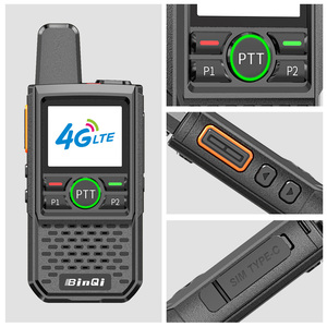 Binqi BQ-V6A 4 gam Walkie Talkie cầm tay LTE PoC đài phá<span class=keywords><strong>t</strong></span> thanh 5000km Long Range với Wireless intercom hỗ trợ Sim Thẻ toàn cầu PTT cuộc gọi - Product Image 2