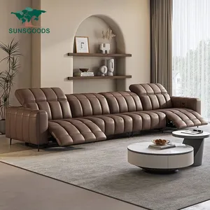Luxury Recliner Sofa Set Contemporary Nordic Style Sectional Home Decor Sofas Modern Living Room Furniture Ideal Sofa