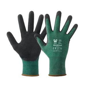 Gants professionnels résistants aux coupures 'NITCUT' noirs taille 8 pour outil de tournage - Product Image 2