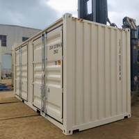 Vente directe depuis notre usine au port de Qingdao, Chine : Conteneurs 20GP avec deux portes latérales pour un chargement de marchandises pratique.