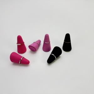 Ensemble professionnel de présentoirs à bijoux - Supports en microfibre pour bagues et boucles d'oreilles avec accessoires de comptoir pour une présentation efficace - Product Image 6