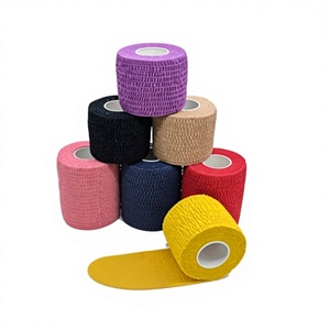 <span class=keywords><strong>Bande</strong></span> <span class=keywords><strong>de</strong></span> fixation auto-adhésive en coton pour usage médical, sportif et protection, élastique et compressive, pour poignet, genou, cheville et animaux, 5cm x 5m, <span class=keywords><strong>Classe</strong></span> I - Product Image 4