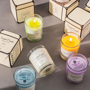 Candele Profumate in Cera di Soia in Barattolo di Vetro Personalizzato, Etichetta Privata di Lusso, Decorazione per la Casa, <span class=keywords><strong>Regali</strong></span> <span class=keywords><strong>Personalizzati</strong></span>, Candele Aromatiche Artigianali - Product Image 3