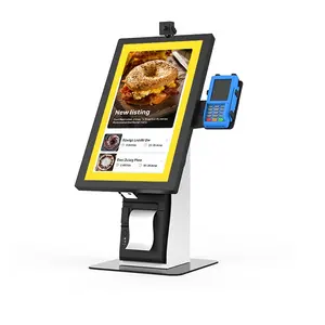 21,5-Zoll-Werbebildschirm Touchscreen Bestellung pos Zahlungs kiosk Selbstbedienung kasse Kiosk