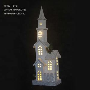 LED Noël <span class=keywords><strong>maison</strong></span> en bois village nouvelle arrivée <span class=keywords><strong>maison</strong></span> <span class=keywords><strong>miniature</strong></span> en bois <span class=keywords><strong>pour</strong></span> la décoration <span class=keywords><strong>de</strong></span> Noël - Product Image 2