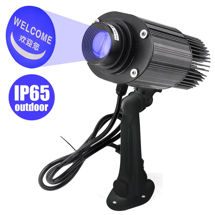 Waterproof logo projector 50w LED Advertising Rotating gobo projector light outdoor advertising projectors