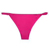 FLW Culotte string sexy pour femme, sous-vêtement en nylon taille basse confortable, culotte tricotée douce