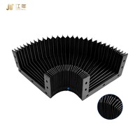 Machine de découpe laser à fibre avec soufflet télescopique personnalisé, rail linéaire, protection IP54, acier inoxydable haute température