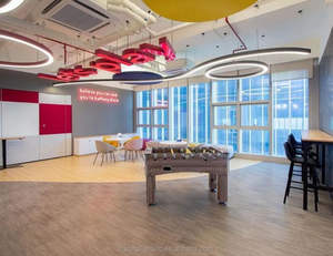 100W 160W moderno rotondo in alluminio di lusso grande luce a LED lampadario 1000mm 1200mm 1500mm 1800mm soluzione azienda - Product Image 4