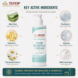 Crema Depilatoria all'Aloe e Curcuma per Ascelle, Gambe, <span class=keywords><strong>Peli</strong></span> del Corpo e del <span class=keywords><strong>Petto</strong></span>, Produzione Cosmetica Semi-Lavorata, Formazione sulle Linee Guida di Produzione - Product Image 3
