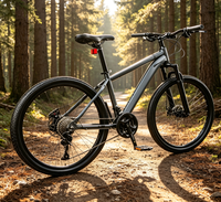 Vélo de montagne à suspension intégrale en alliage renforcé, double amortisseur, frein à disque, 24 vitesses, course, 24 pouces, descente, tout-terrain