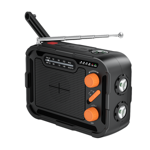 Nouvelle <span class=keywords><strong>radio</strong></span> portable 5000mAh 5V AM/FM, <span class=keywords><strong>radio</strong></span> <span class=keywords><strong>internet</strong></span>, haut-parleur, fréquence DAB, banque de charge d'urgence pour l'extérieur, alimentée par énergie solaire - Product Image 1