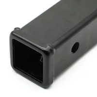 Nouvelle extension de récepteur de remorque robuste de 6 pouces (2 po) en acier au carbone, résistante à la rouille, revêtement noir en poudre, capacité de 6000 lb