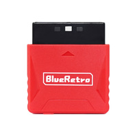 2025 Bitfunx PS2 Mini Blueretro Compatible avec PS2 PS1 Adaptateur Contrôleur sans fil Multijoueur Contrôleurs sans fil pour PS1
