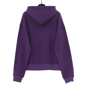 1:1 Yüksek Kaliteli 420 gram Geometrik Örümcek Ağı Desenli Gotik Sokak Giyim Tarzı Ağır Kalın Kapüşonlu Sweatshirt Erkekler İçin - Product Image 4