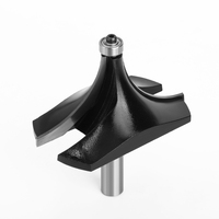 LAVIE 12mm 1/2 Shank Big Corner Round Bit pour bordures de toupie C-C1305189BK pour le travail du bois