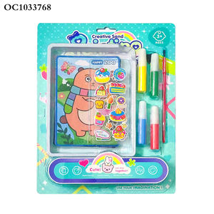 Enfants <span class=keywords><strong>sable</strong></span> peinture bricolage <span class=keywords><strong>dessin</strong></span> jouets <span class=keywords><strong>sable</strong></span> art jouet éducatif <span class=keywords><strong>jeu</strong></span> garçon couleur pour le développement précoce - Product Image 2
