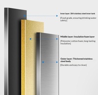 Table de préparation de pizzas commerciale réfrigérée à 2 portes en acier inoxydable, refroidissement par air, réduction du bruit, nettoyage facile, pour salades, directement de l'usine