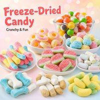 Fabrieks Directe Verkoop Vriesdroogsnoepjes Zure Zoete Fruitsmaak Knapperige Gedehydrateerde Mini Marshmallow Gevriesdroogde Marshmallows