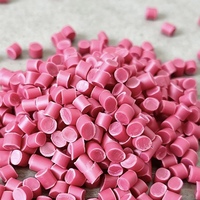 Gránulos de PVC Rojo Rosa Resistentes a la Intemperie para Perfiles, Grado de Extrusión