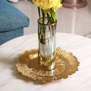 <span class=keywords><strong>Assiette</strong></span> à dîner biodégradable de style européen américain plateau en verre décoratif flocon de neige coloré pour les fêtes irrégulières occidentales - Product Image 5
