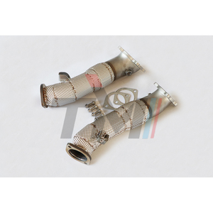 Tubo de Escape TM PERFORMANCE 3.5 con Catalizador para NISSAN VR38DETT GTR R35 <span class=keywords><strong>2009</strong></span>+, Alto Flujo, Soldadura TIG, Acero Inoxidable, Protector Térmico - Product Image 2