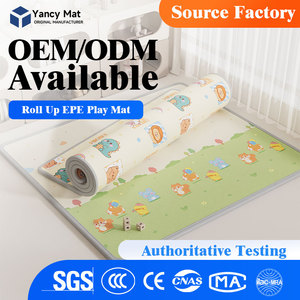 Tapis de sol pour bébé de type rouleau, en gros, en EPE épaissi, pliable, imperméable et anti-salissure - Product Image 1