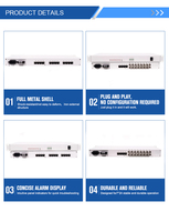 Convertisseur Ethernet rapide 8 canaux E1 vers 4 Hongda SJ 8E1-10/100M, directement de l'usine, avec garantie de 3 ans