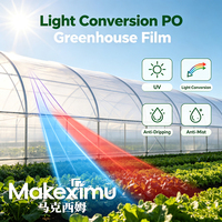 Film plastique de serre Makeximu de haute qualité, film de serre PO à conversion lumineuse pour serres de jardin et serres à légumes