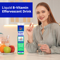 Compléments alimentaires à marque privée : Super Complexe B en comprimés (20 comprimés) avec Thiamine et Riboflavine pour transformer les aliments en comprimés utilisables