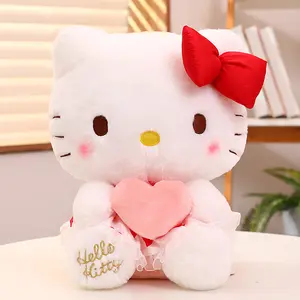 Wholesale New Style Kitty Cat Plush Toys Heart Angel Kitty Pillow Kitty Doll Stuffed Animals & Plush Toys