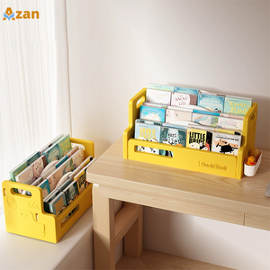 Étagère de bureau pour enfants OEM <span class=keywords><strong>d</strong></span>'usine, convertible en rangement de jouets, organisateur de <span class=keywords><strong>livres</strong></span> réglable à double usage pour la vente en gros - Product Image 1