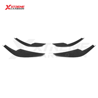 Kit de lames de pare-chocs avant en fibre de carbone sèche XTREME style N pour BMW G80 G81 M3 G82 G83 M4