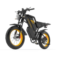 GT20 Bicicleta de montaña eléctrica para adultos 1000W Motor sin escobillas Batería de litio Frenos de disco hidráulicos de 7 velocidades Marco de aleación de aluminio 20x4"