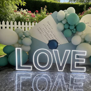 Fournitures <span class=keywords><strong>de</strong></span> fête, lettres et chiffres géants lumineux LED RGB néon, 3 pieds, 4 pieds, pour proposition <span class=keywords><strong>de</strong></span> mariage, anniversaire, fête <span class=keywords><strong>de</strong></span> remise <span class=keywords><strong>de</strong></span> diplôme, événement - Product Image 3