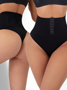 Bragas con control de barriga para mujer, ropa moldeadora de vientre plano de cintura alta con gancho, bragas adelgazantes para moldear el vientre - Product Image 6
