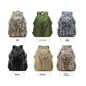 Sac à dos tactique camouflage pour homme en tissu Oxford avec fermeture éclair, tendance, pour les voyages décontractés, les sports, en polyester, Mochila - Product Image 5