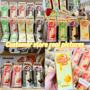 Gâteaux triangulaires au chocolat aux fruits <span class=keywords><strong>Ouba</strong></span> en gros, pains, gâteaux et snacks asiatiques personnalisés disponibles - Product Image 5