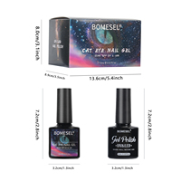 Lot de Gels Magnétiques 9D Effet Œil de Chat Caméléon pour Ongles, Gel Magnétique à Changement de Couleur, Vente en Gros pour Salons de Manucure Professionnels, Fournisseur OEM