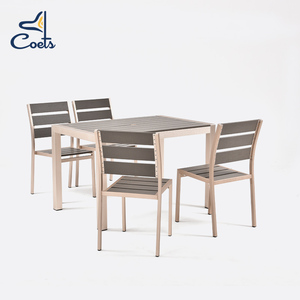 Coets Đồ Nội Thất Ngoài Trời Bằng Nhôm Chải Bóng Chất Lượng Cao Cho Nhà Hàng Bàn Ăn Và Ghế Bàn Nhà Hàng - Product Image 2