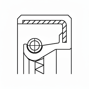 Paraolio, Albero Motore Adatto per Motore IVECO 12011676B - Product Image 1