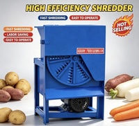 Râpe électrique multifonctionnelle pour pommes de terre et manioc, trancheuse de légumes avec moteur pour la production d'aliments pour animaux