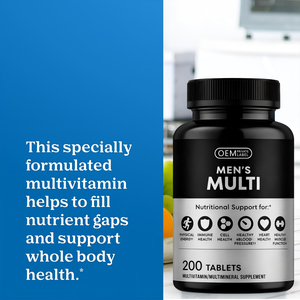 Capsules multivitaminées pour hommes de haute qualité, marque privée, avec minéraux – antioxydant et soutien immunitaire - Product Image 4