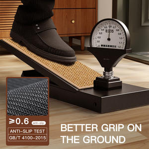 Tapete de Entrada para el Hogar, Antideslizante, Resistente al Desgaste, Rectangular, de Color Sólido, Material Combinado, Fácil de Limpiar - Product Image 4