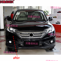 Cubierta de Parachoques Delantero para Honda CRV Serie RM 2012-2014, Fascia de Parachoques Delantero Pintada, Kit Completo de Carrocería para Parachoques Delantero