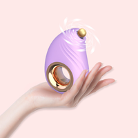 Delfin-Saugvibrator für Frauen, Klitoris- und Brustwarzen-Sauger & Vibrationsmassagegerät, Tragbares Weibliches Masturbations-Erwachsenenspielzeug