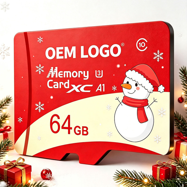 Factory OEM Christmas Gift TF Card 1TB 8GB 16GB 32GB 64GB SD Memory Card for Mobile Phone & Camera Custom Logo SD Memory Cards